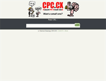 Tablet Screenshot of cpc.cx